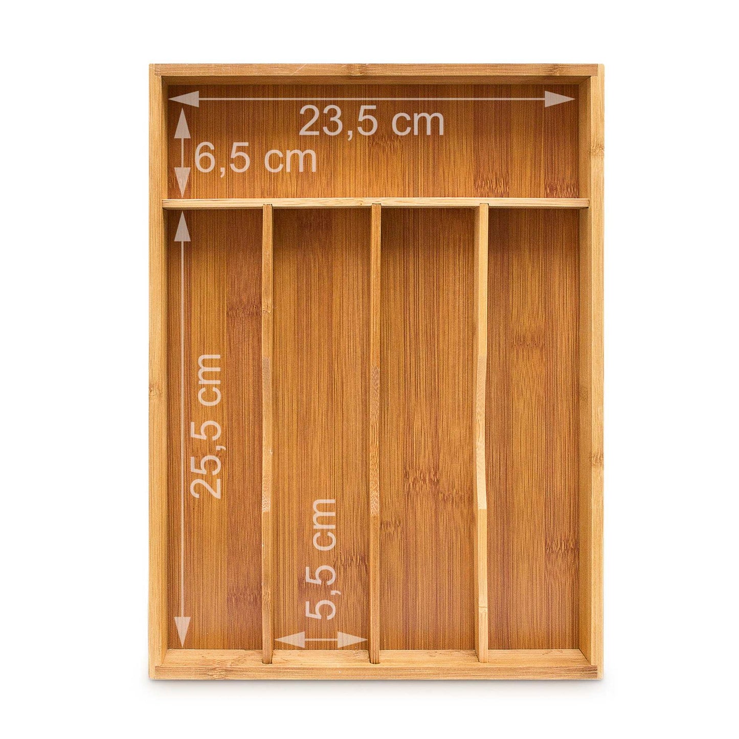 Cutlery box bamboo 34 x 25 x 4.5 cm