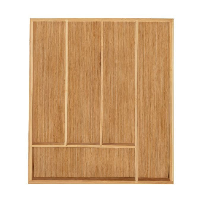 Cutlery box bamboo 5 compartments