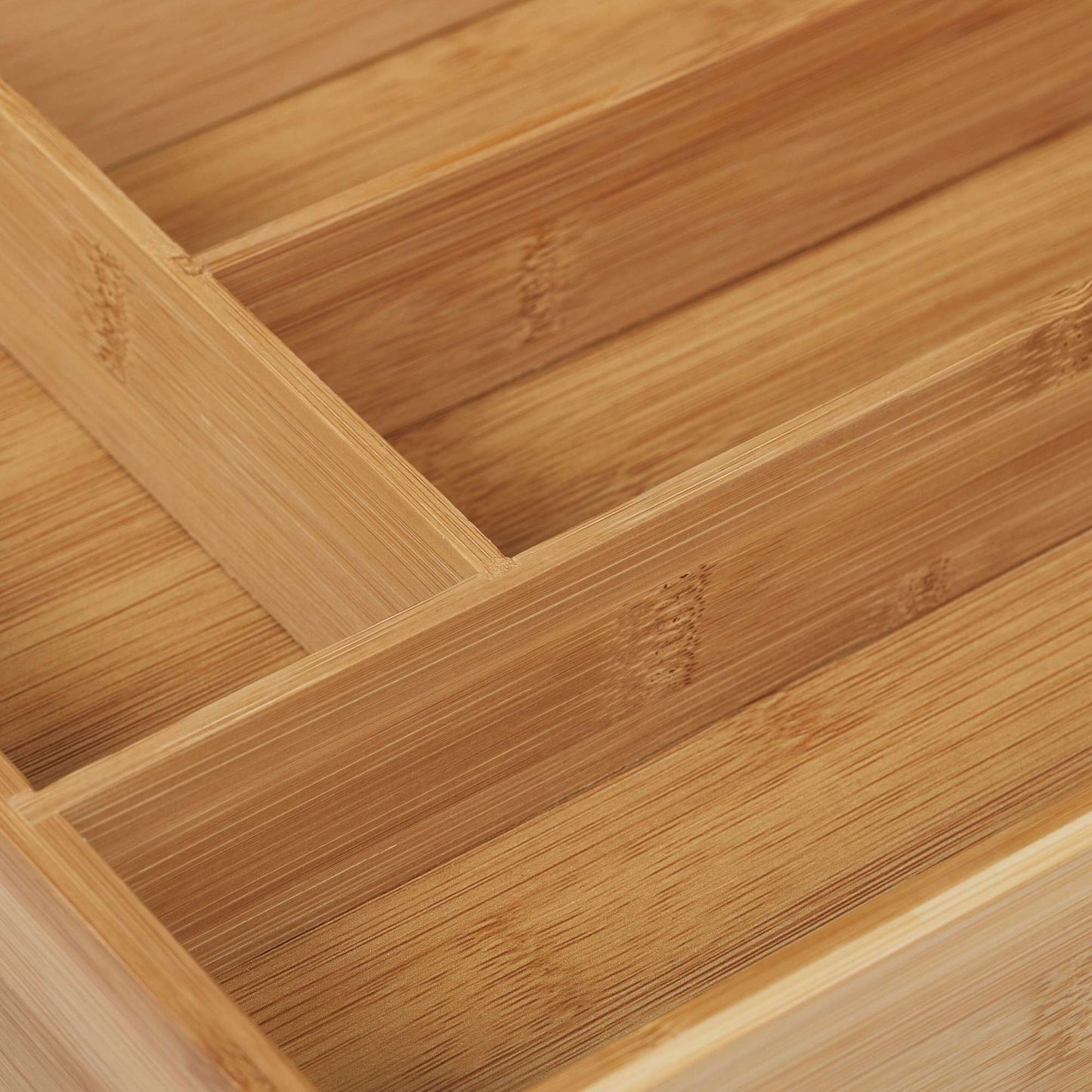 Cutlery box bamboo 5 compartments