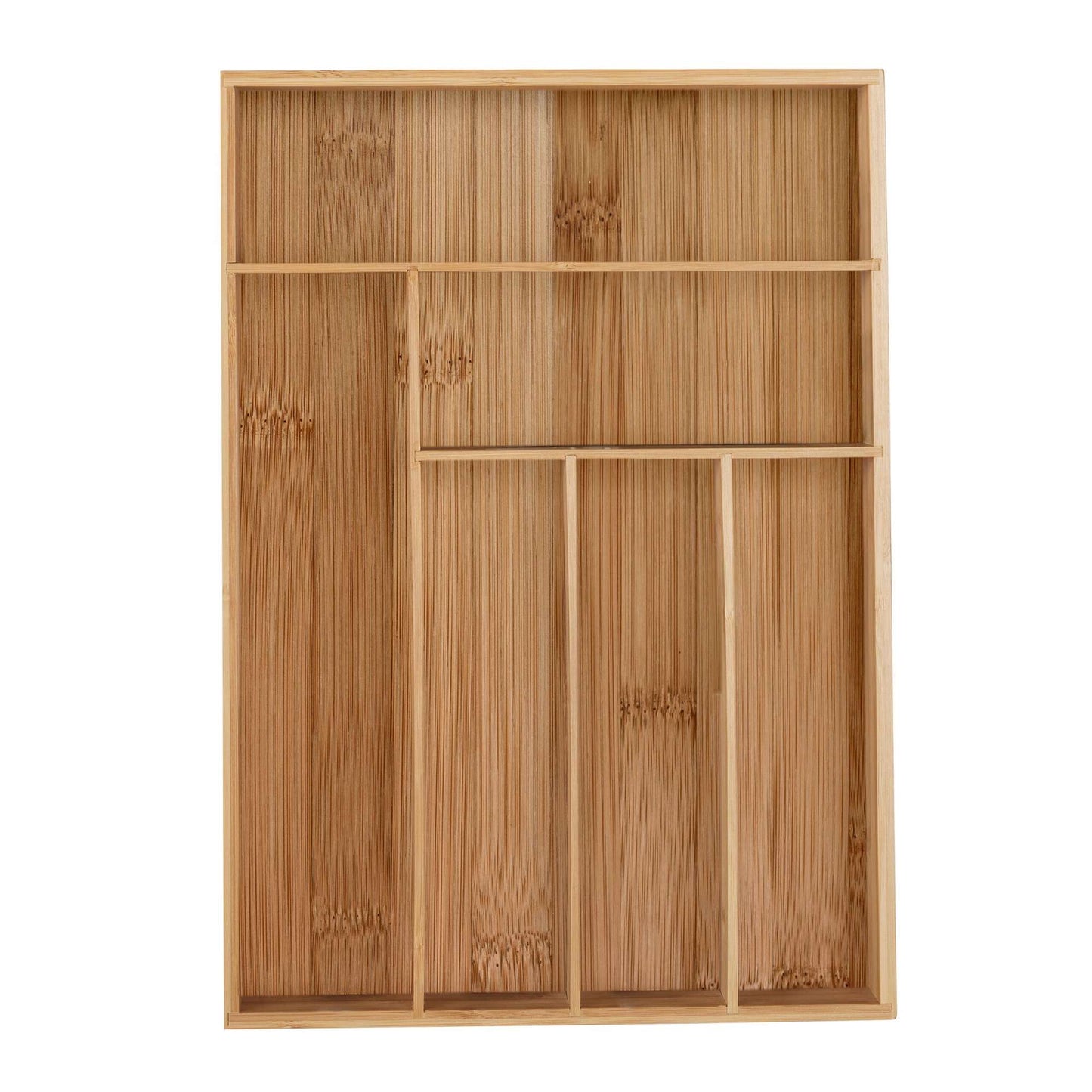 Cutlery box bamboo 6 compartments