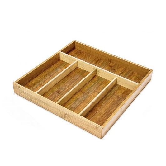 Cutlery box in bamboo