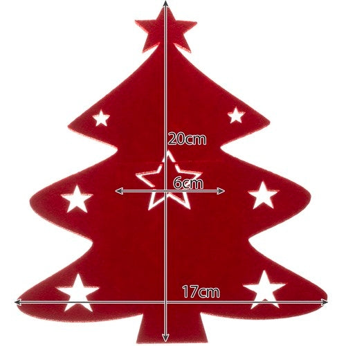 Cutlery case - Christmas trees, 12 pcs. Ruhhy 22304