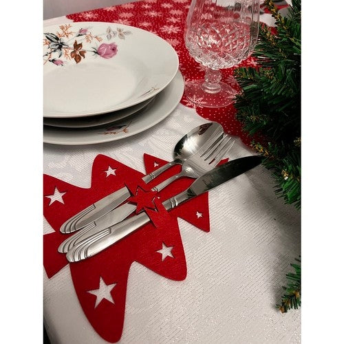 Cutlery case - Christmas trees, 12 pcs. Ruhhy 22304