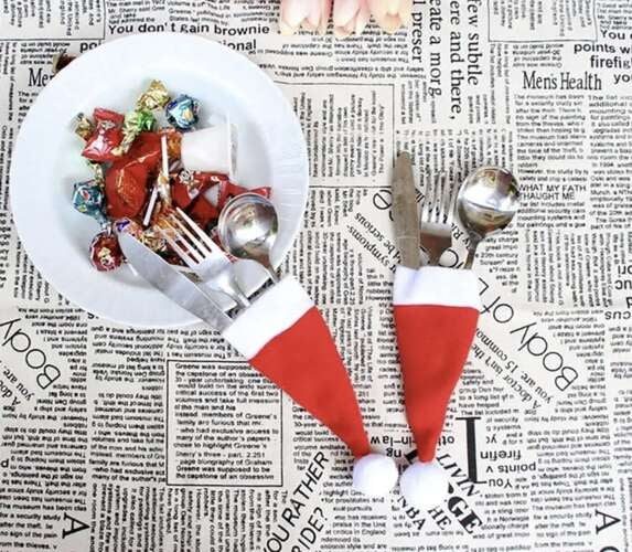 Cutlery case - hats, 12 pcs. Ruhhy 22303