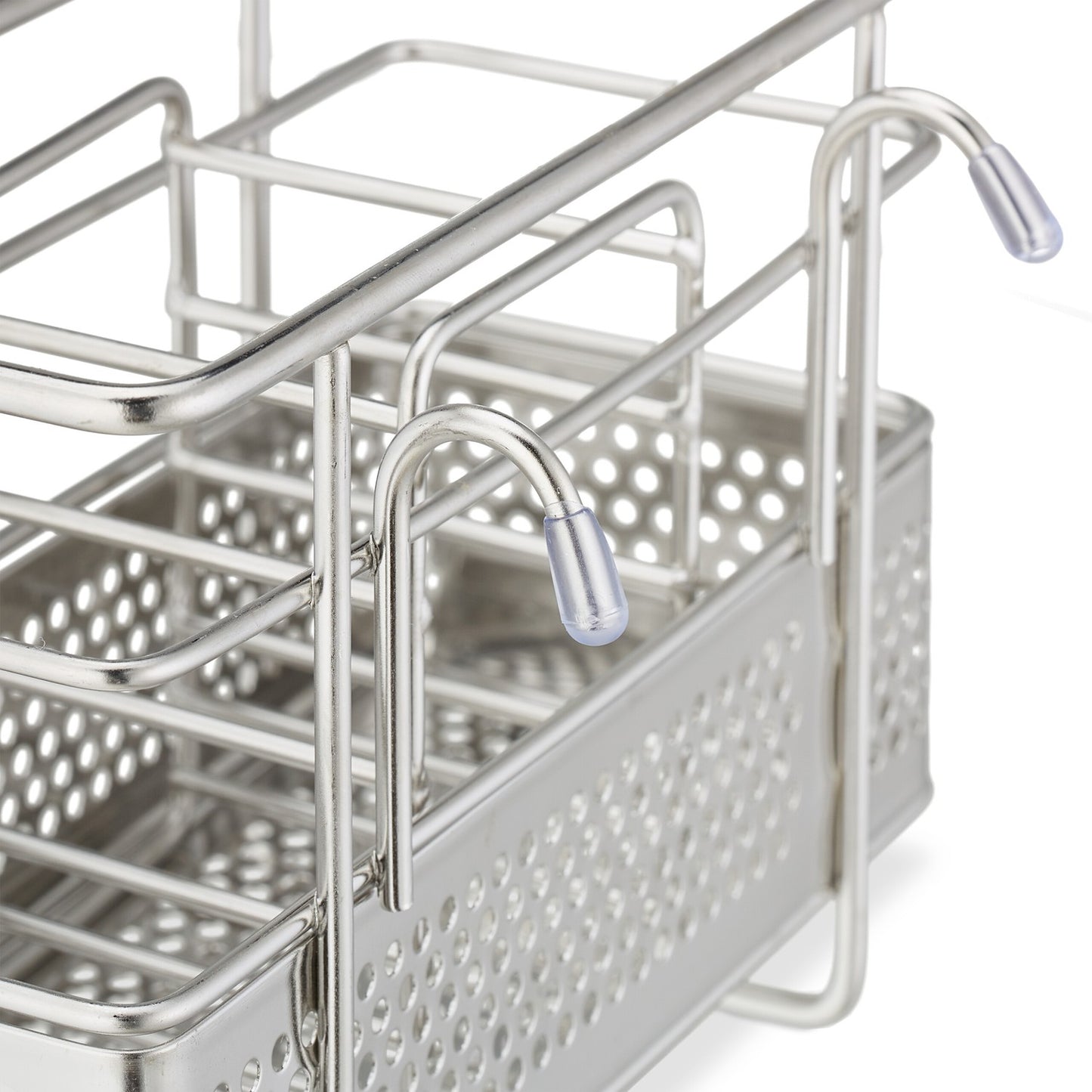 Cutlery holder in stainless steel