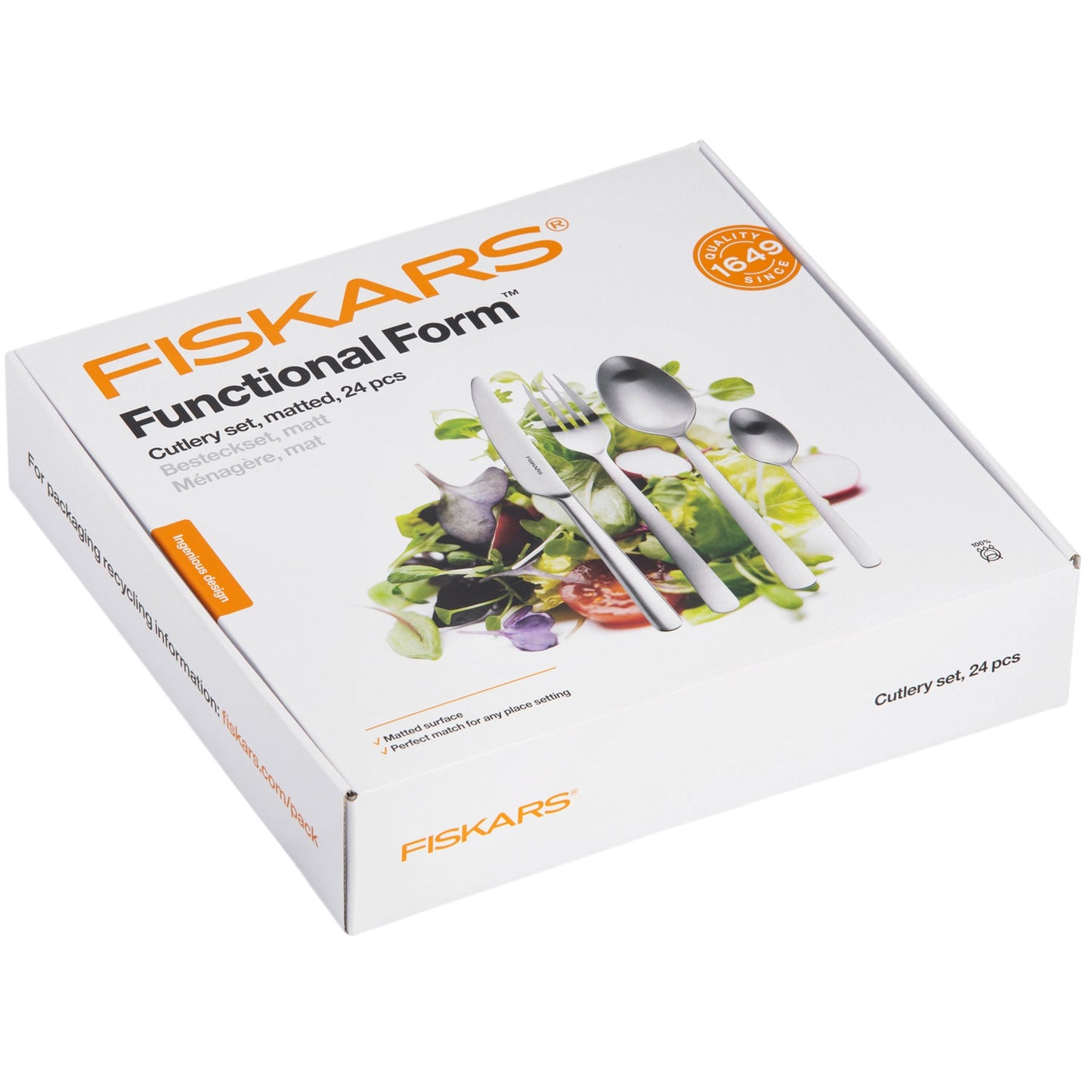 Cutlery set FF matt 24 pieces in gift box