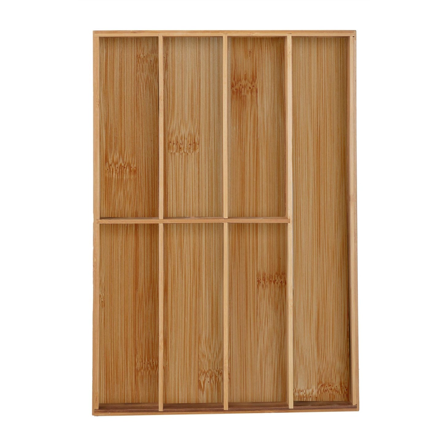 Cutlery tray in bamboo 7 compartments