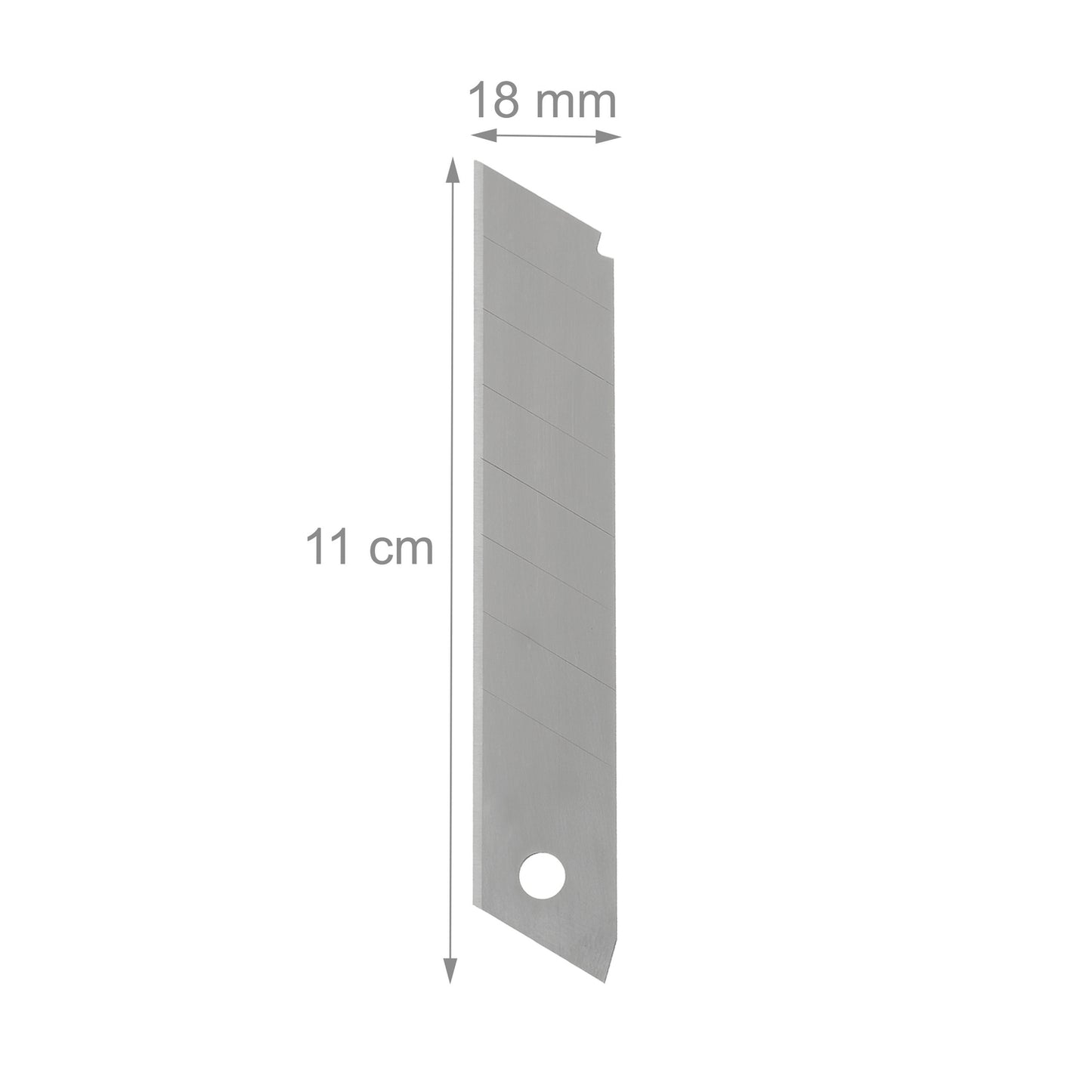 Cutter blade 18 mm in a set