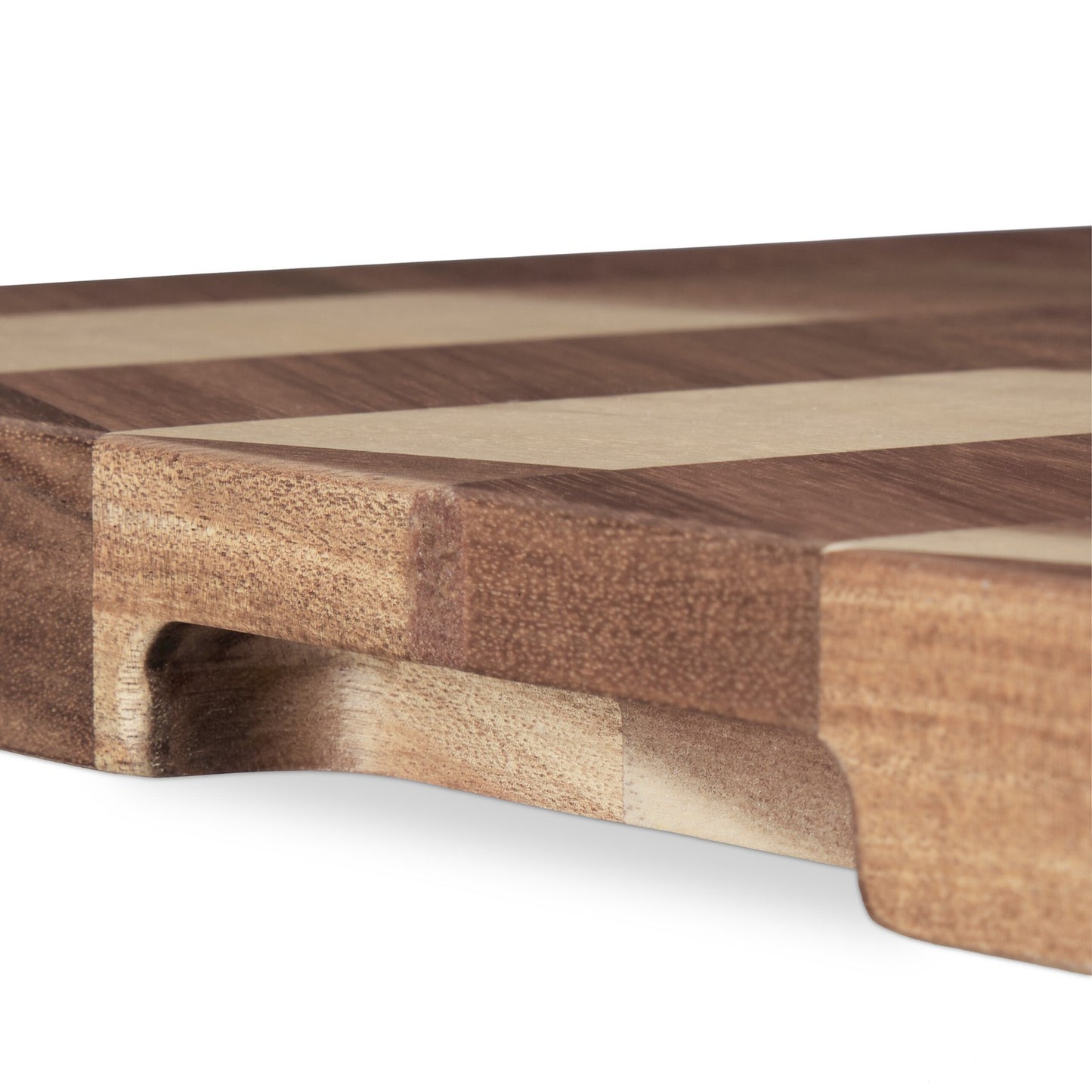 <p>Enhance your dining experience with our large acacia wood serving platter, offering durability and style for all your kitchen needs. Perfect for cutting, serving, and displaying with elegance.</p>

<ul>
<li>Enjoy solid acacia wood construction for long