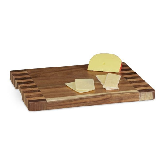 <p>Large serving platter crafted from acacia wood offers durability and elegance, perfect for cutting and serving. Its knife-friendly, antibacterial surface ensures safe and stylish kitchen use.</p>

<ul>
<li>Experience durability with solid acacia wood c