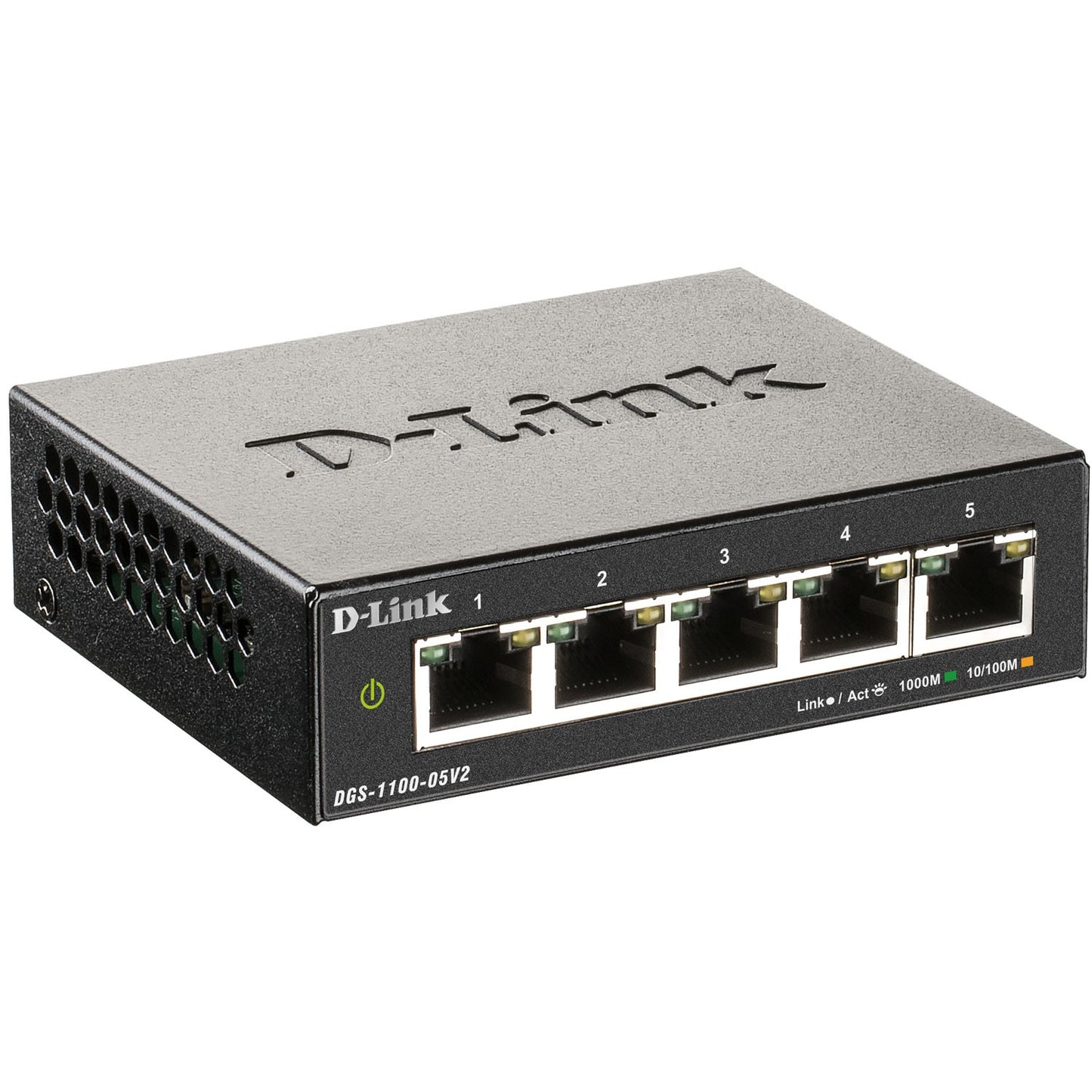 DGS-1100-05V2 5-port Smart Administerable Gigabit switch