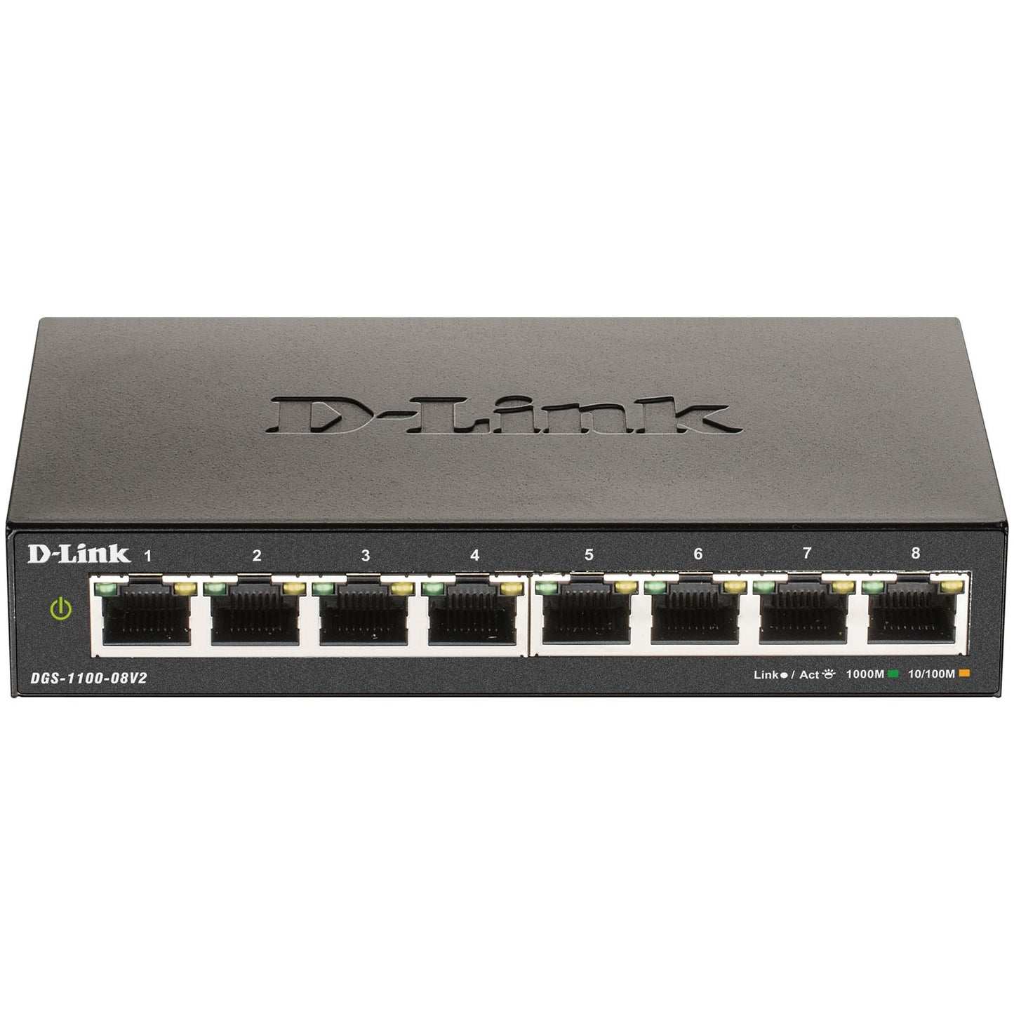 DGS-1100-08V2 8-port Smart Administerable Gigabit switch