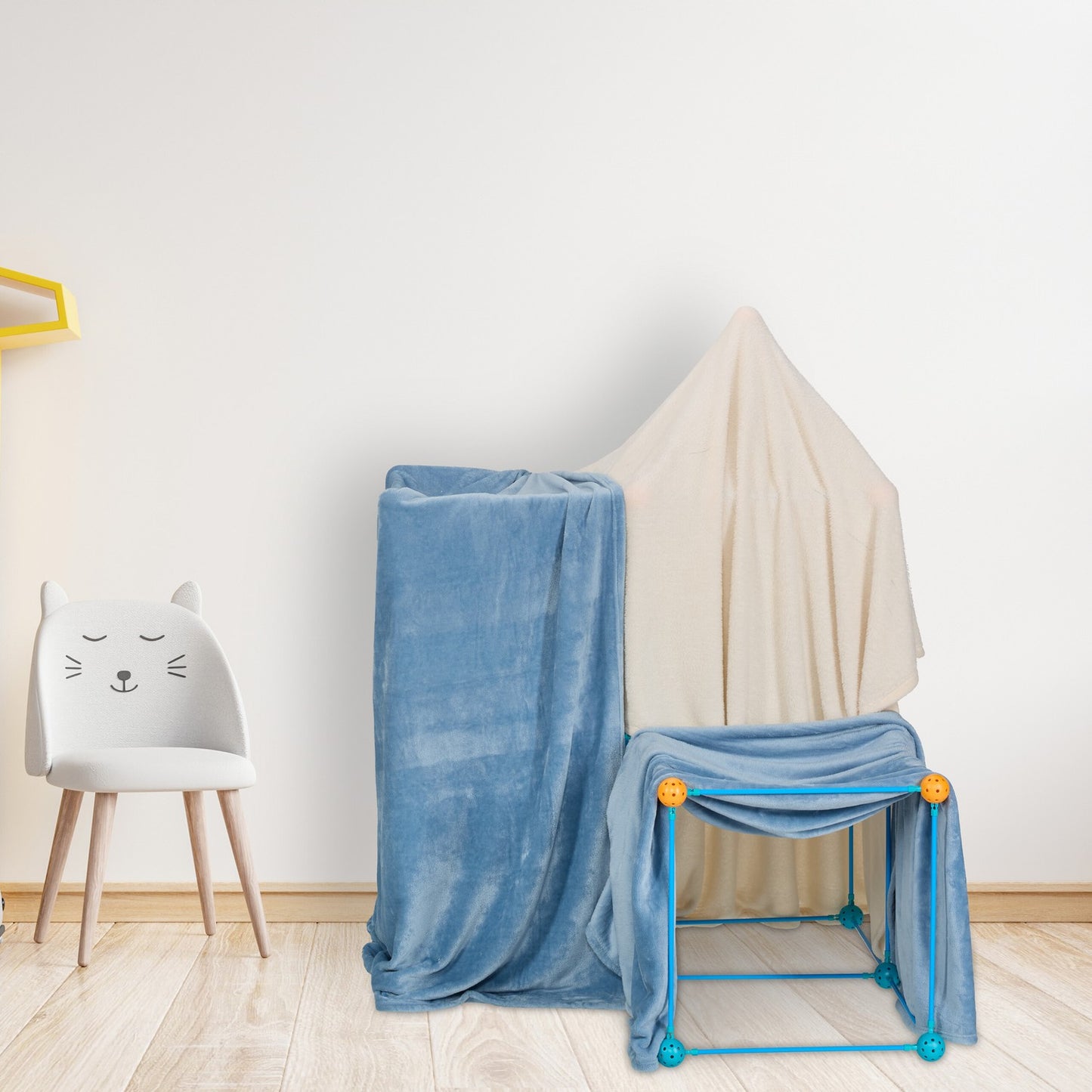 DIY construction toy for building a cave
