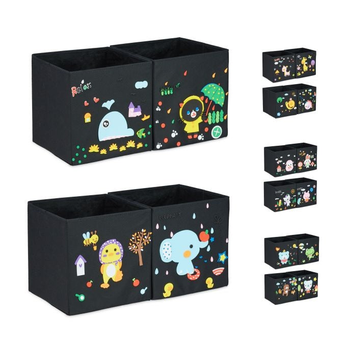 DIY storage boxes for kids