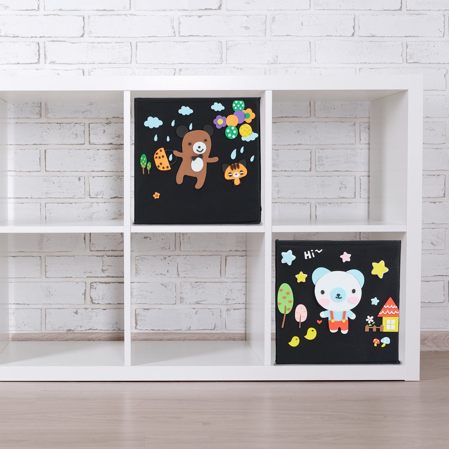 DIY storage boxes for kids