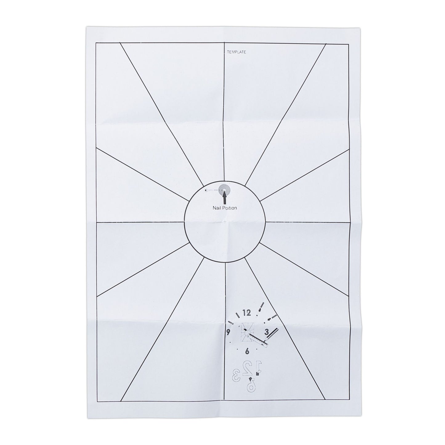 DIY wall clock "Football