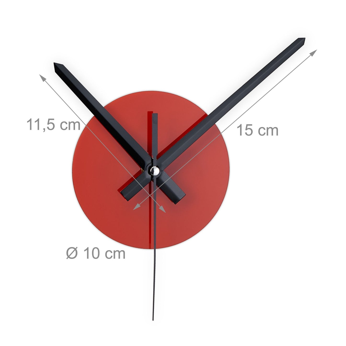 DIY wall clock "Hearts