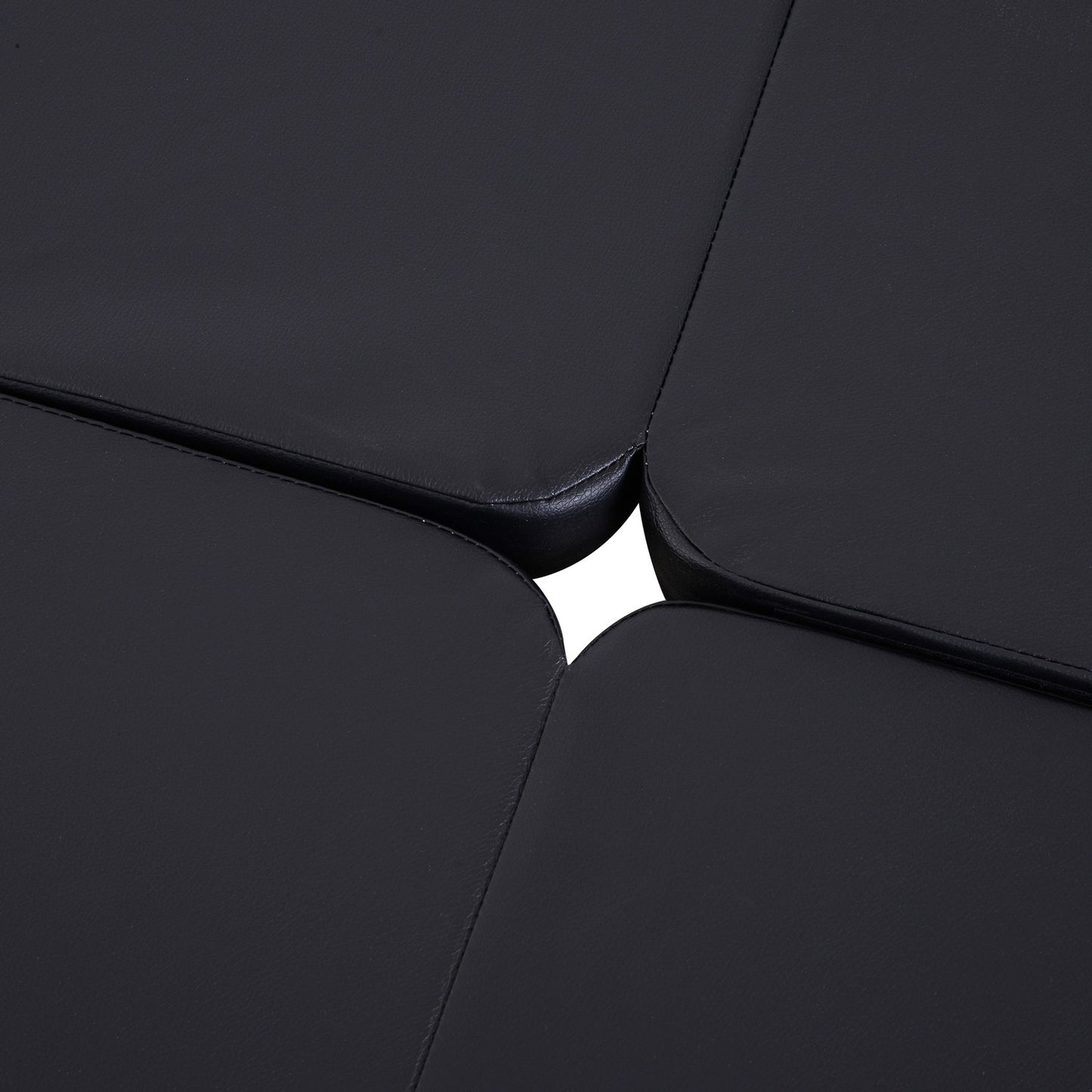 Black shock-absorbing dance pole mat, Ø 150cm, foldable