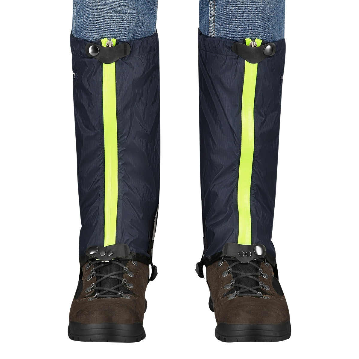 Dark Blue Gaiters, Waterproof, Adjustable Fit