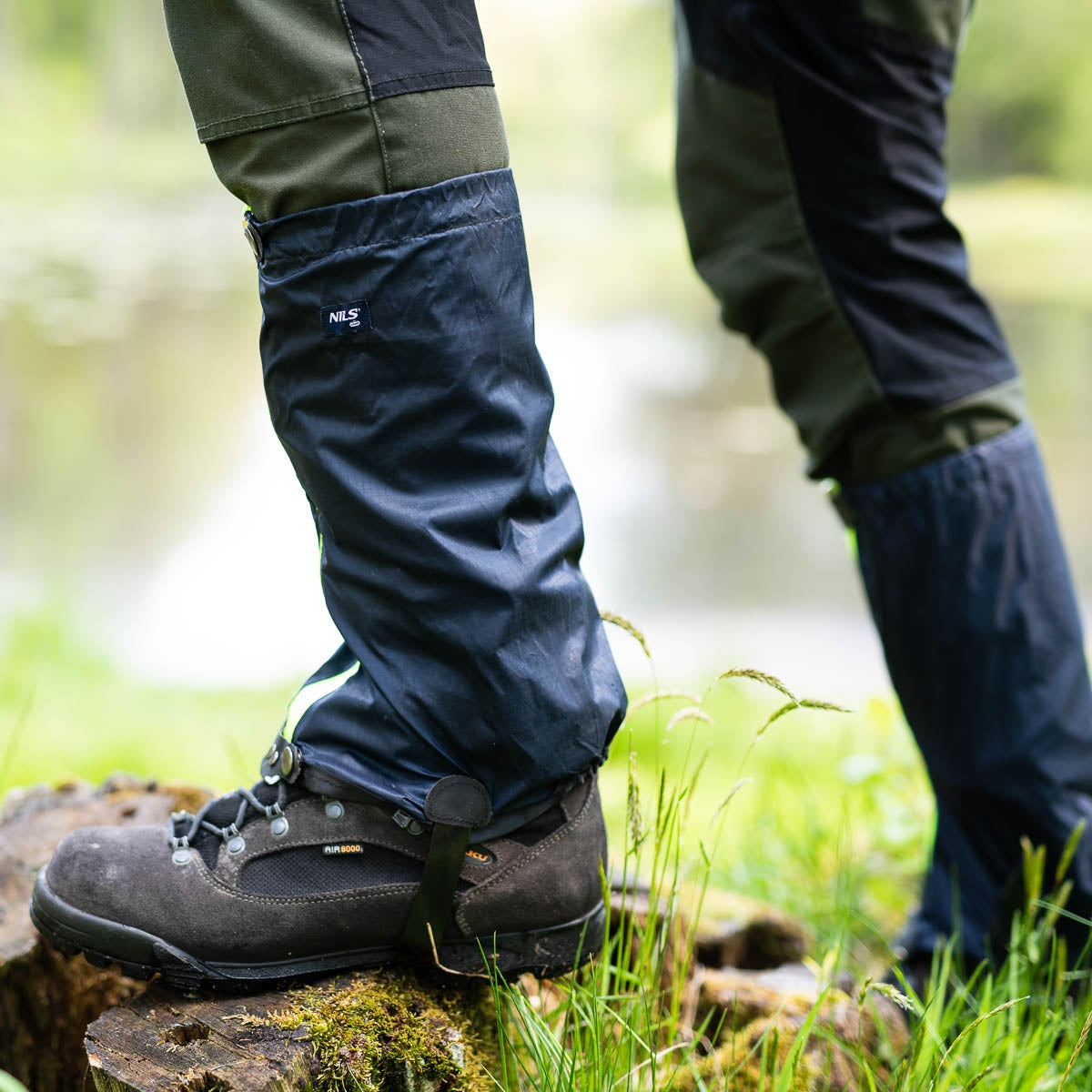 Dark Blue Gaiters, Waterproof, Adjustable Fit