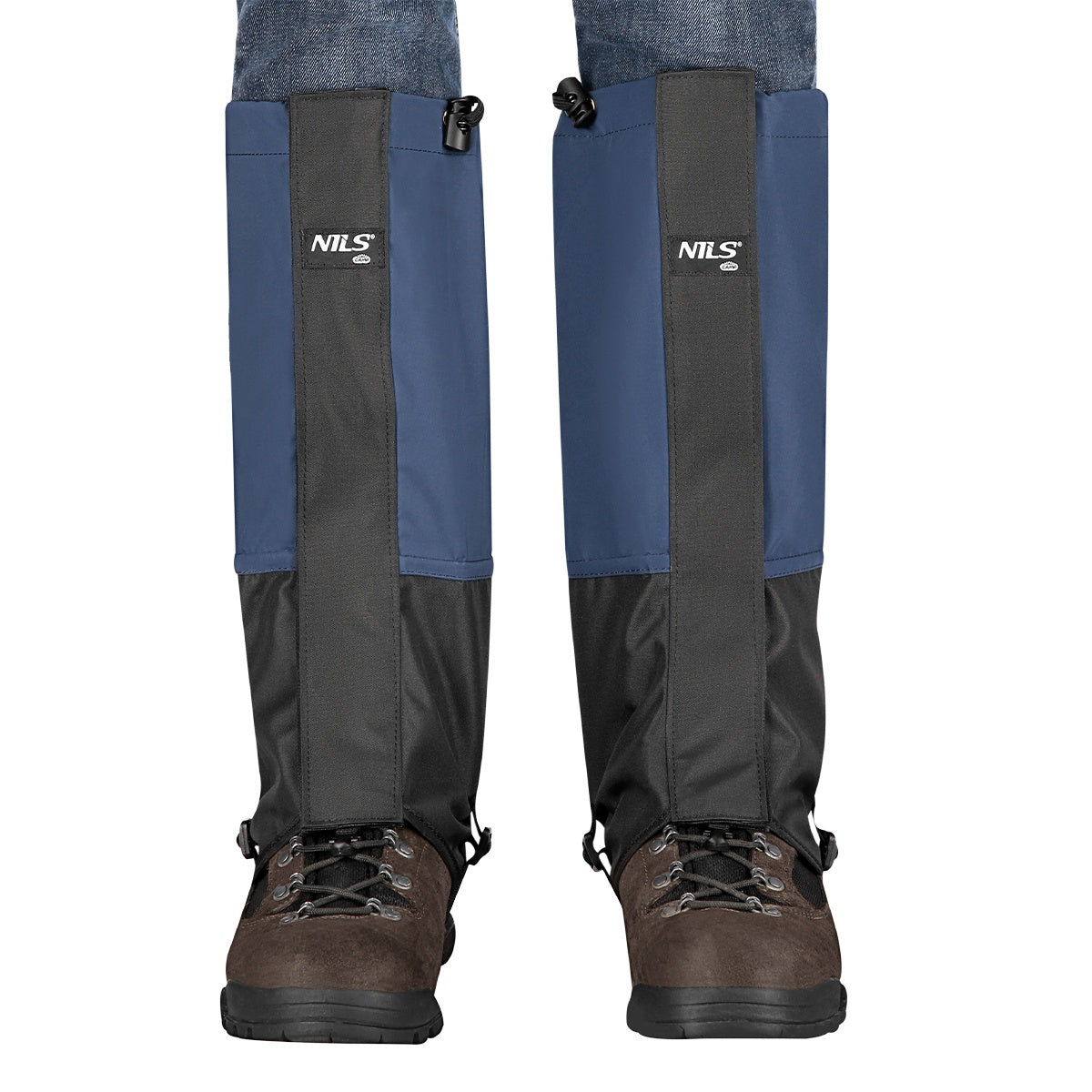 Dark Blue Hiking Gaiters, Waterproof, Adjustable