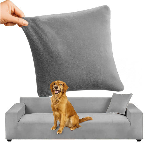 Dark Gray Sofa Cover, Stretch Fit 190-230cm