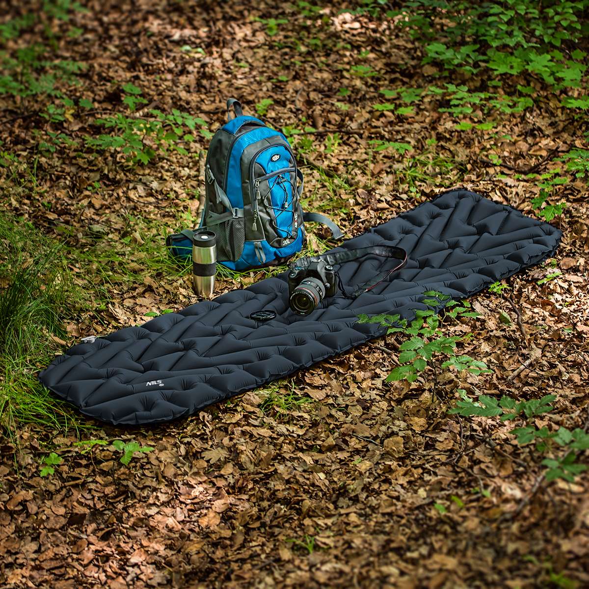 Dark Gray Tourist Mat, Lightweight, Portable