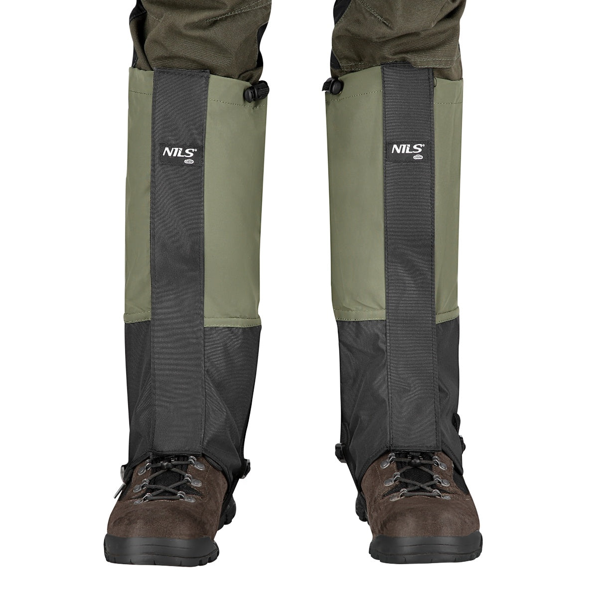 Dark Green Hiking Gaiters, Waterproof, Adjustable