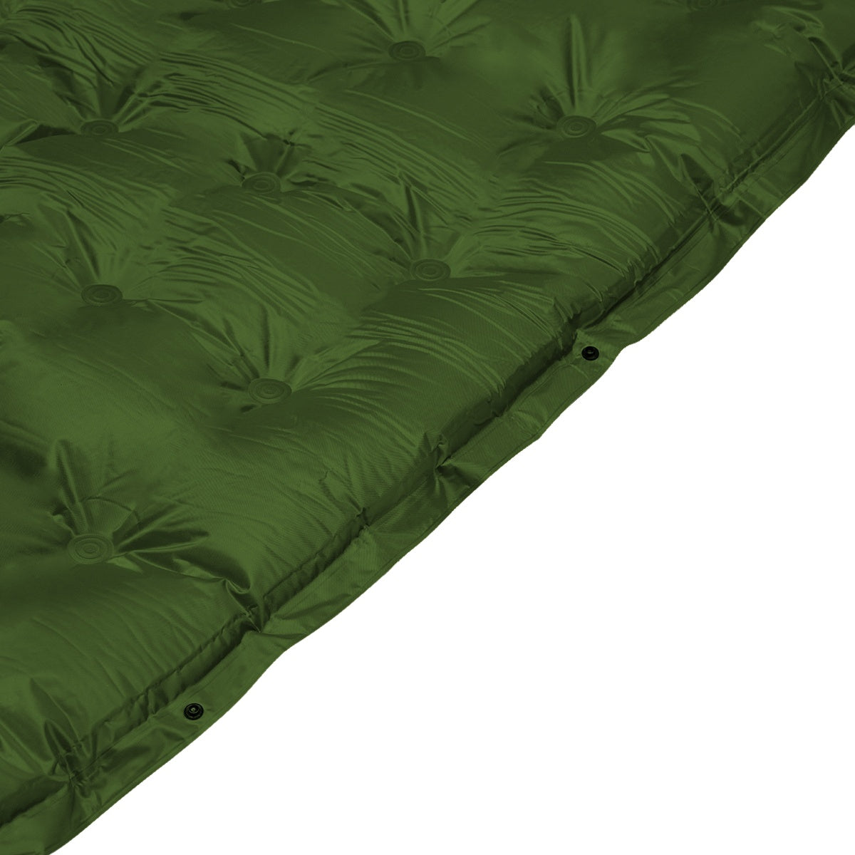 Dark Green Self-Inflating Camping Mat, Compact