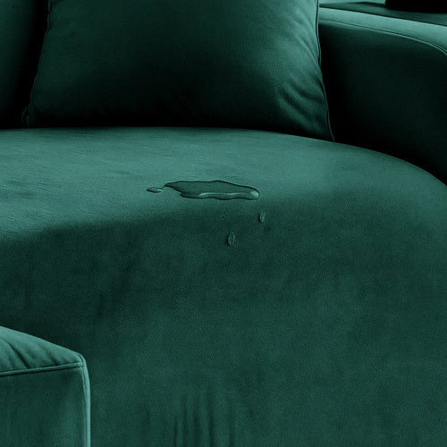 Dark Green Sofa Cover, Stretch Fit 190-230cm
