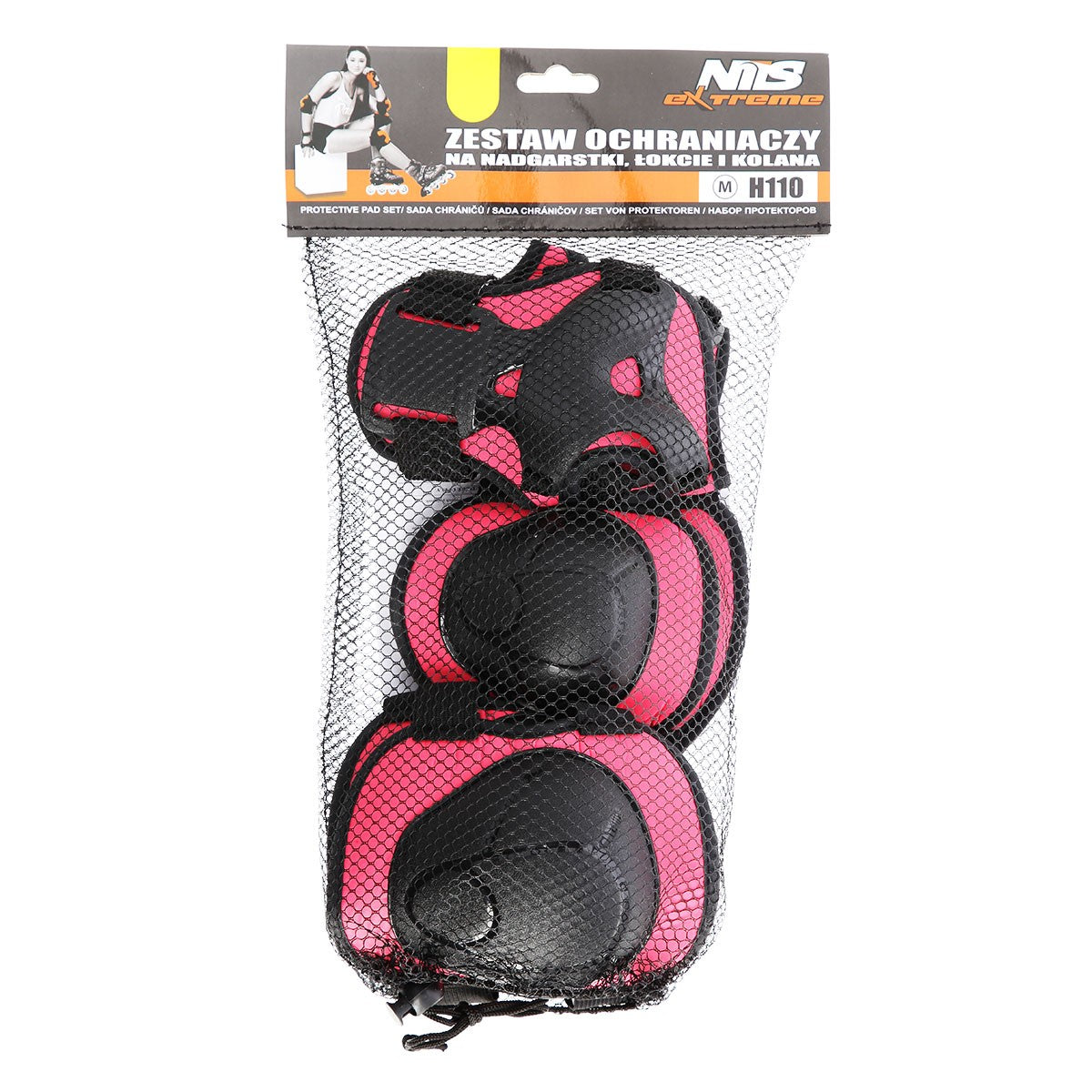 Dark Pink Protective Pad Set, Size S