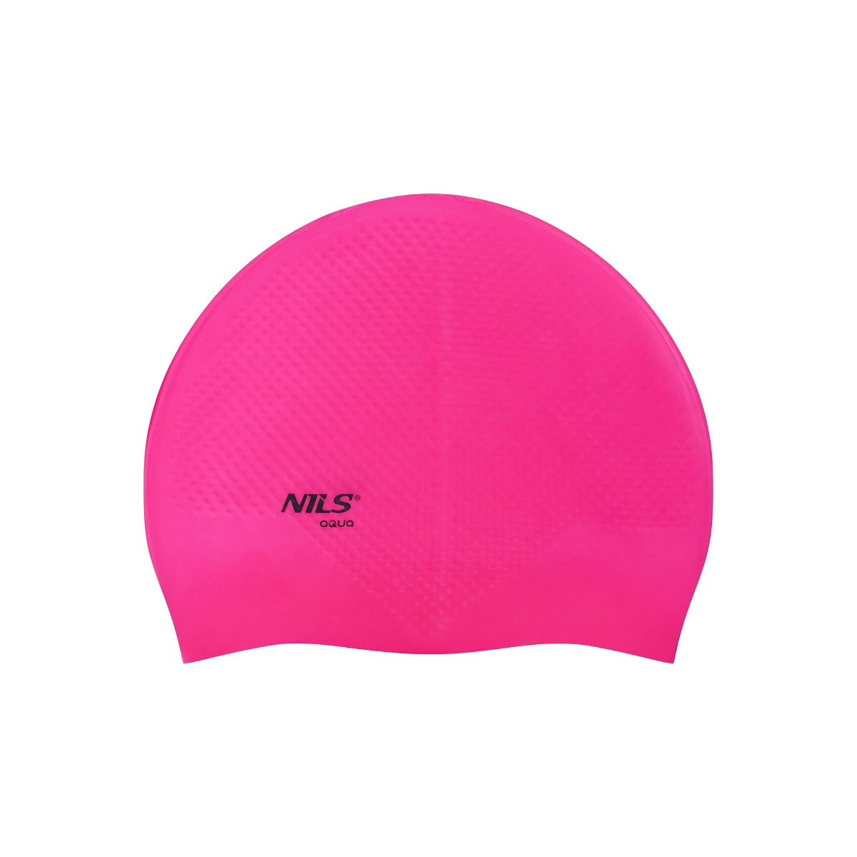 Dark Pink Silicone Swimming Cap, Solid Color