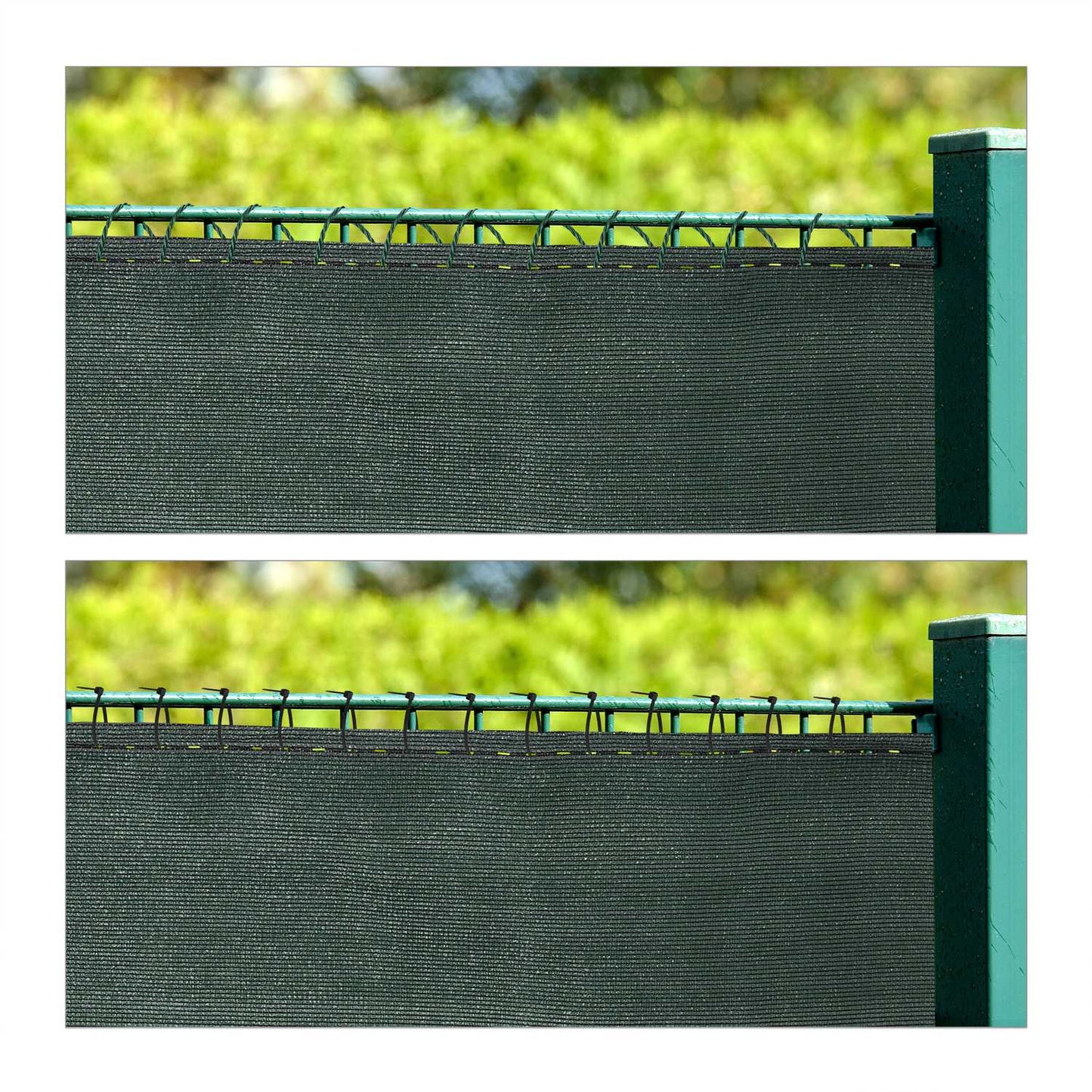 Dark green garden screen 1.8 m high