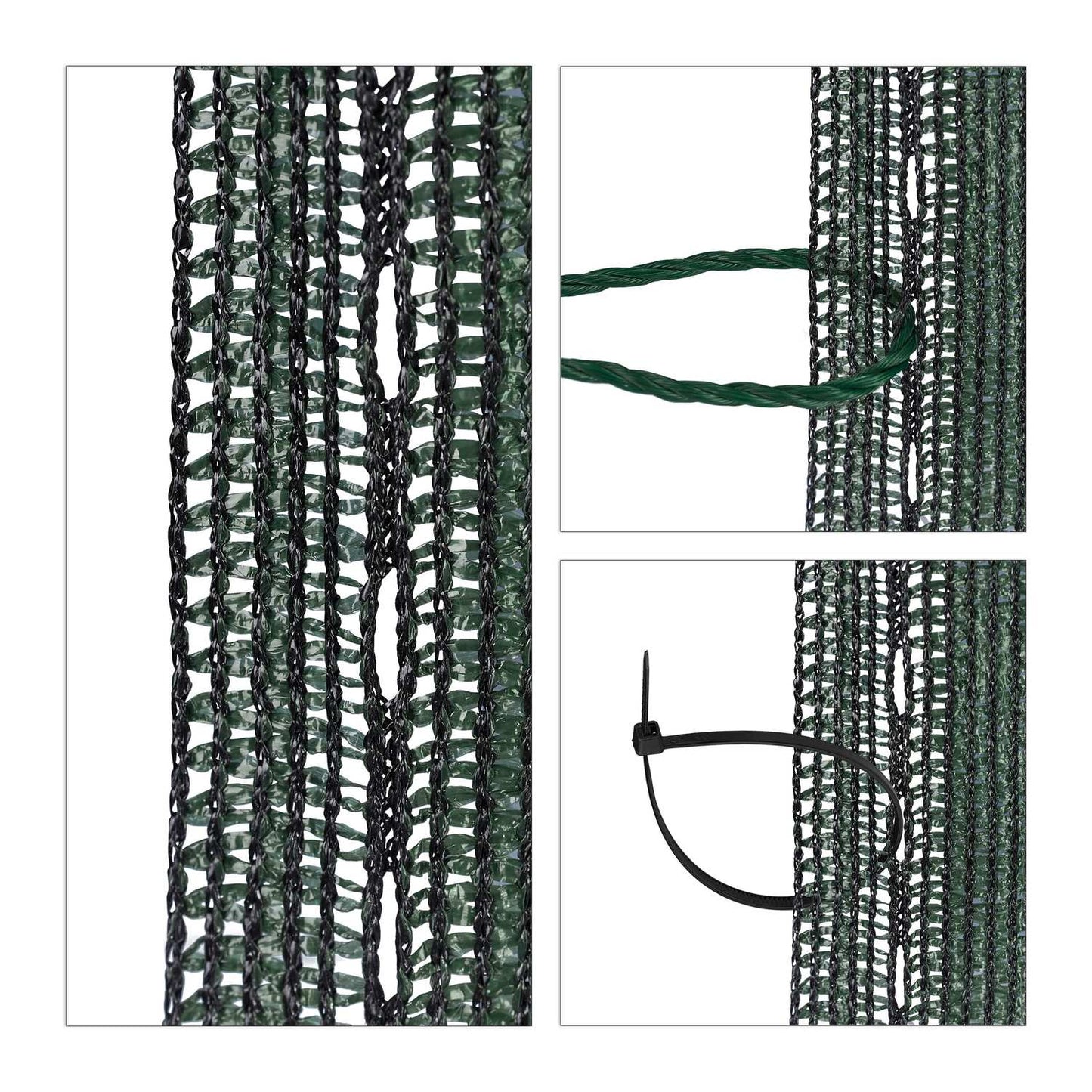 Dark green garden screen 1.8 m high