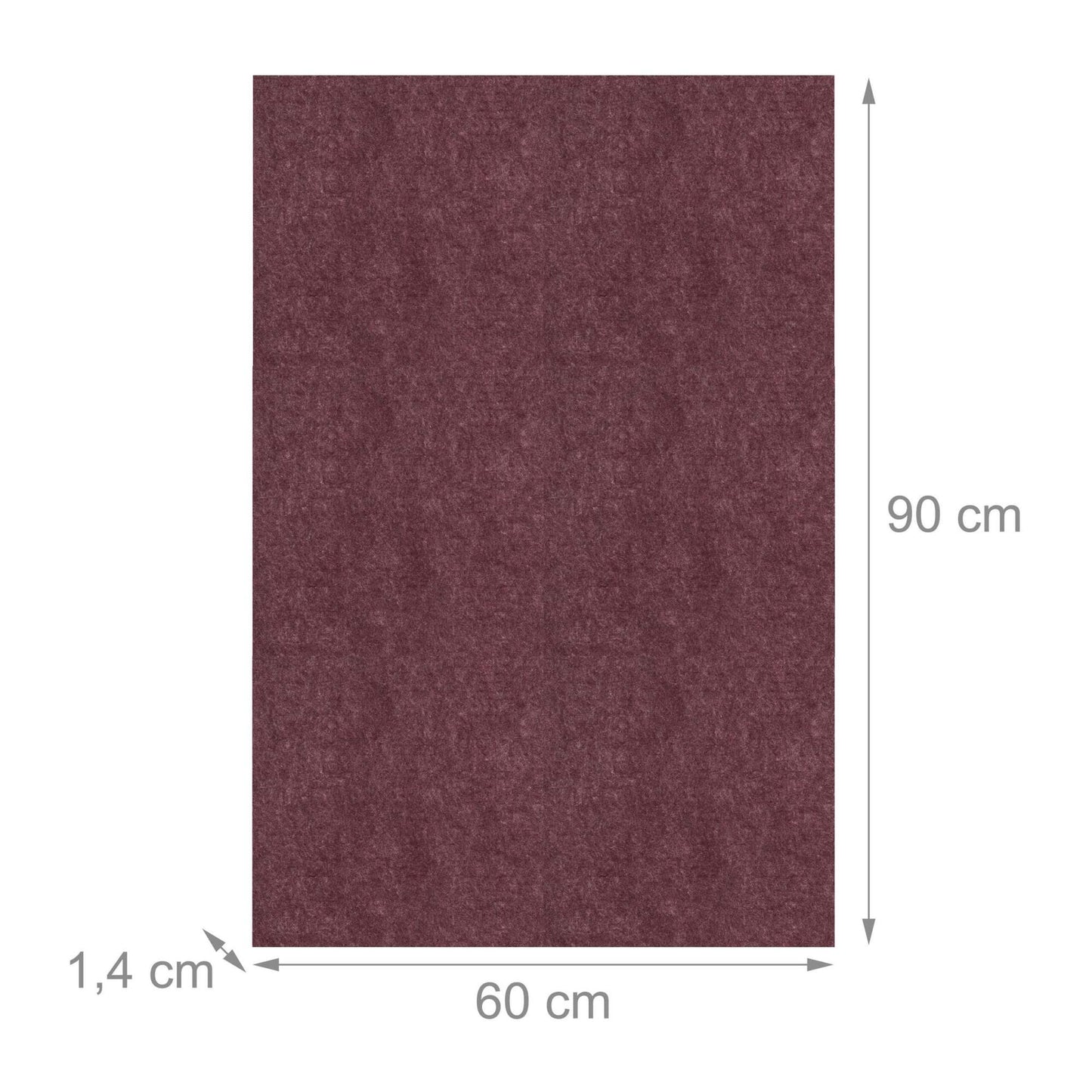 Dartboard Surround, 6-Piece Felt Protection Mat