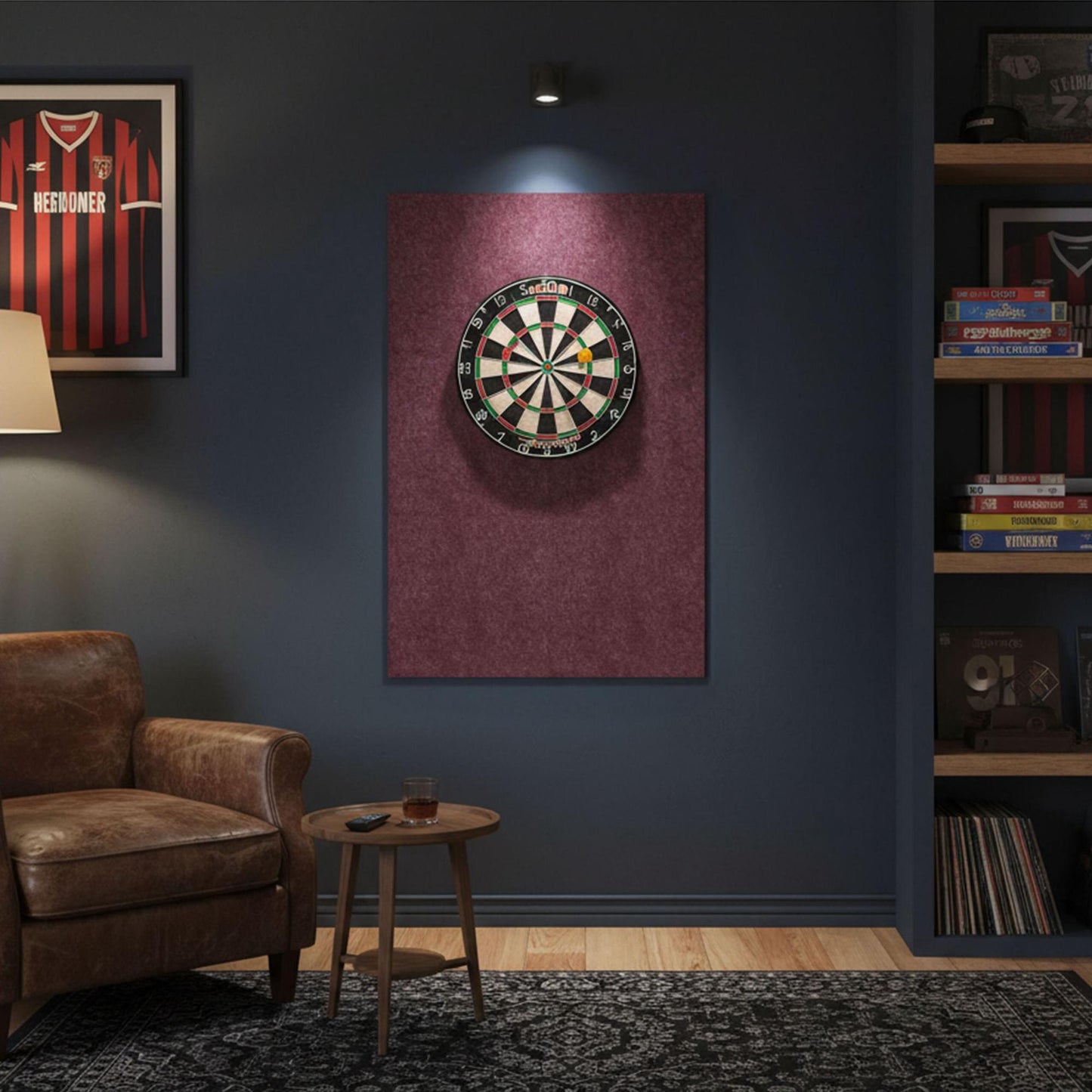 Dartboard Surround, 6-Piece Felt Protection Mat