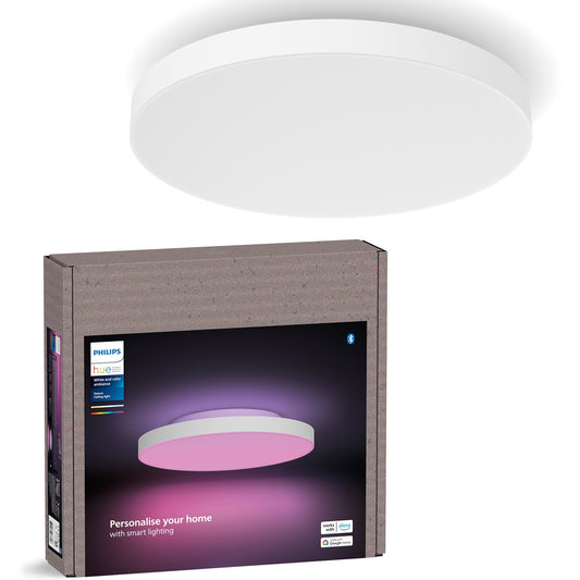 Datura small ceiling light Ø38.4 cm White and color ambiance 3300 lm