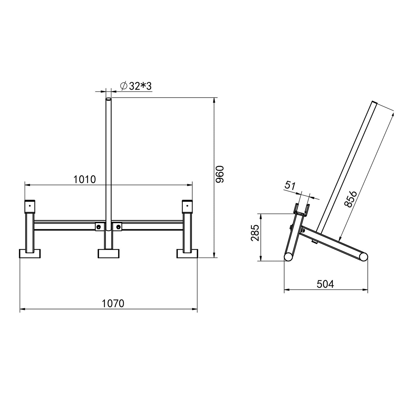 Deadlift Barbell Jack – Commercial Grade Steel
