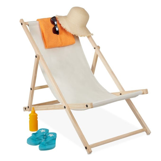 Deck chair Wood Foldeway