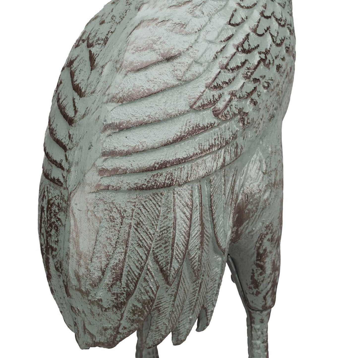 <p>Enhance your garden with this elegant cast iron crane sculpture, perfect for bird lovers and garden enthusiasts seeking timeless outdoor decor. Its durable design withstands all weather conditions.</p>

<ul>
<li>Enjoy an elegant crane design that capti