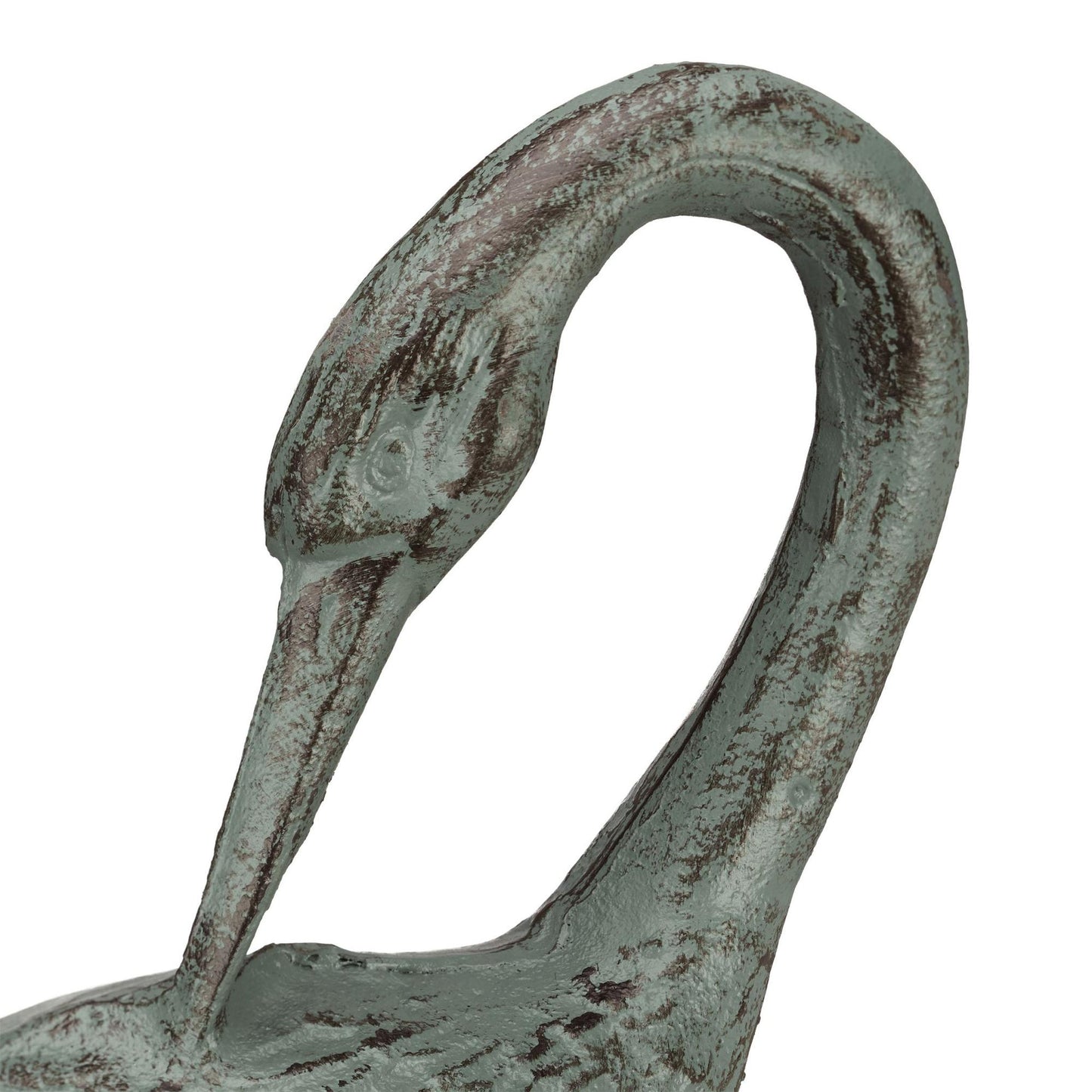 Decorative Cast Iron Crane Statue