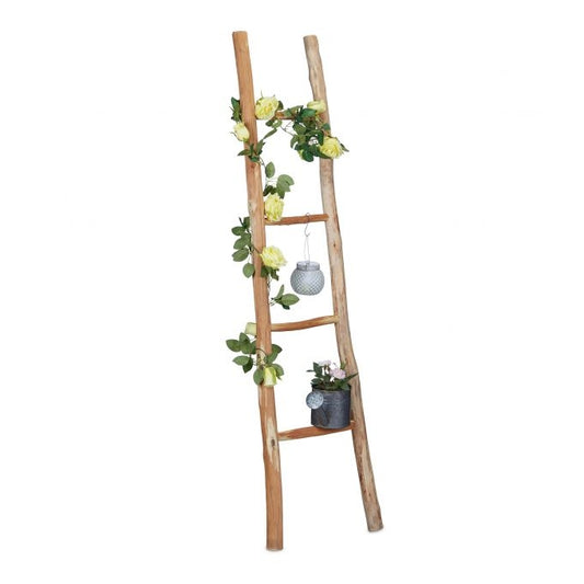 Decorative Ladder Chestnut Wood XXL
