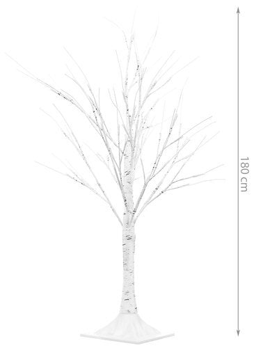 Decorative birch tree 180cm - LED lamps 31V