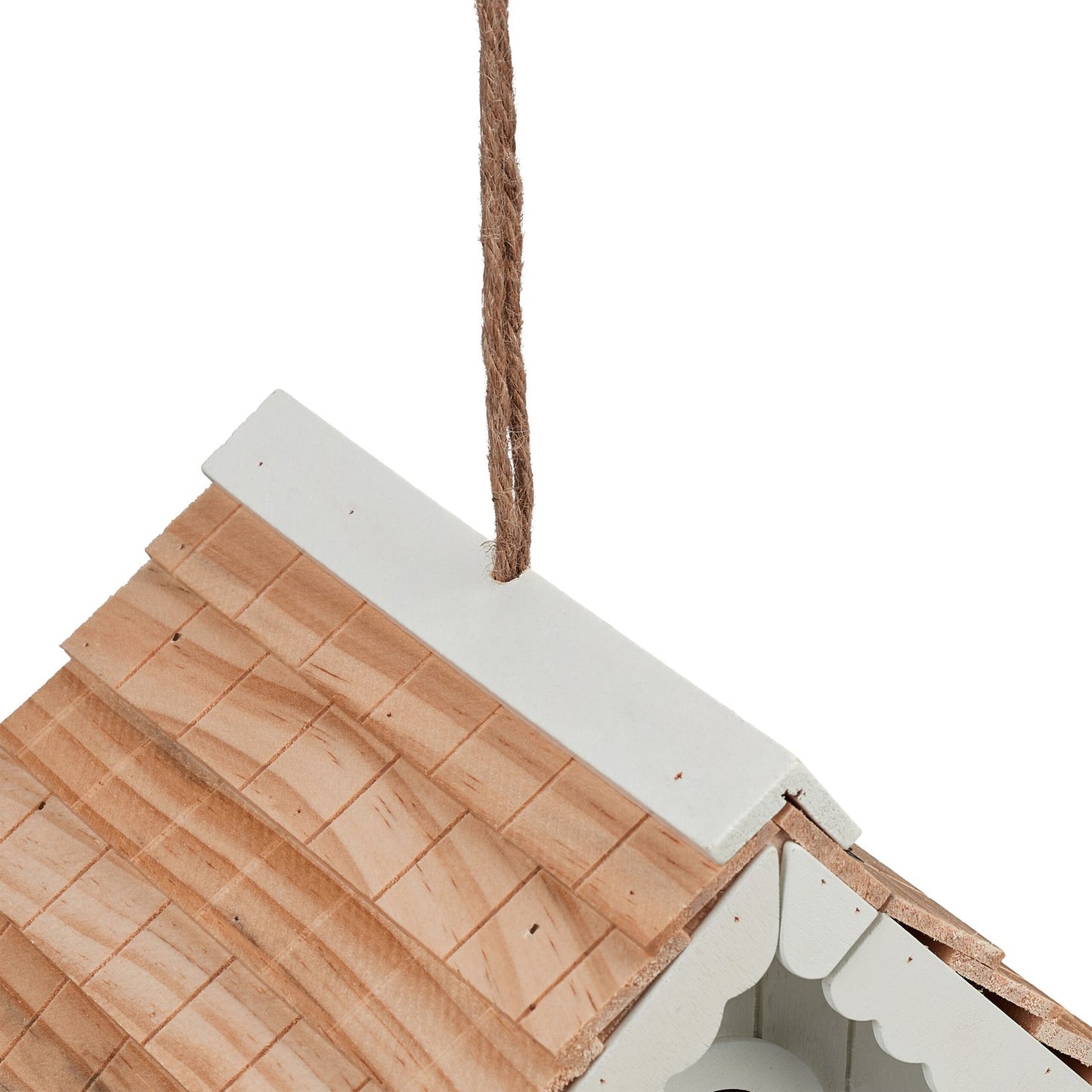 <p>The country-style birdhouse enhances your garden with rustic charm and weatherproof durability. Crafted from poplar and pine, it offers a cozy retreat for birds while beautifying your outdoor space.</p>

<ul>
<li>Enhance your garden with a unique rural