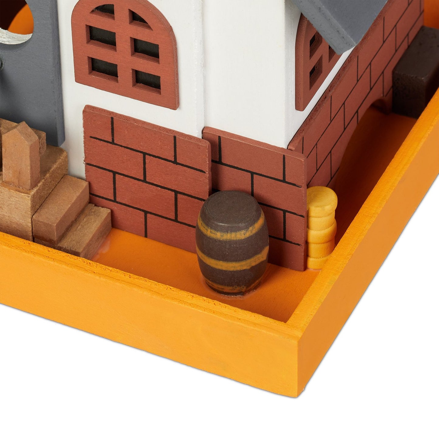 <p>Enhance your garden with this small bird feeder, designed to attract birds while adding charm to your outdoor space. Crafted from durable poplar and pine wood, it offers both beauty and functionality.</p>

<ul>
<li>Enjoy a detailed inn-style design tha