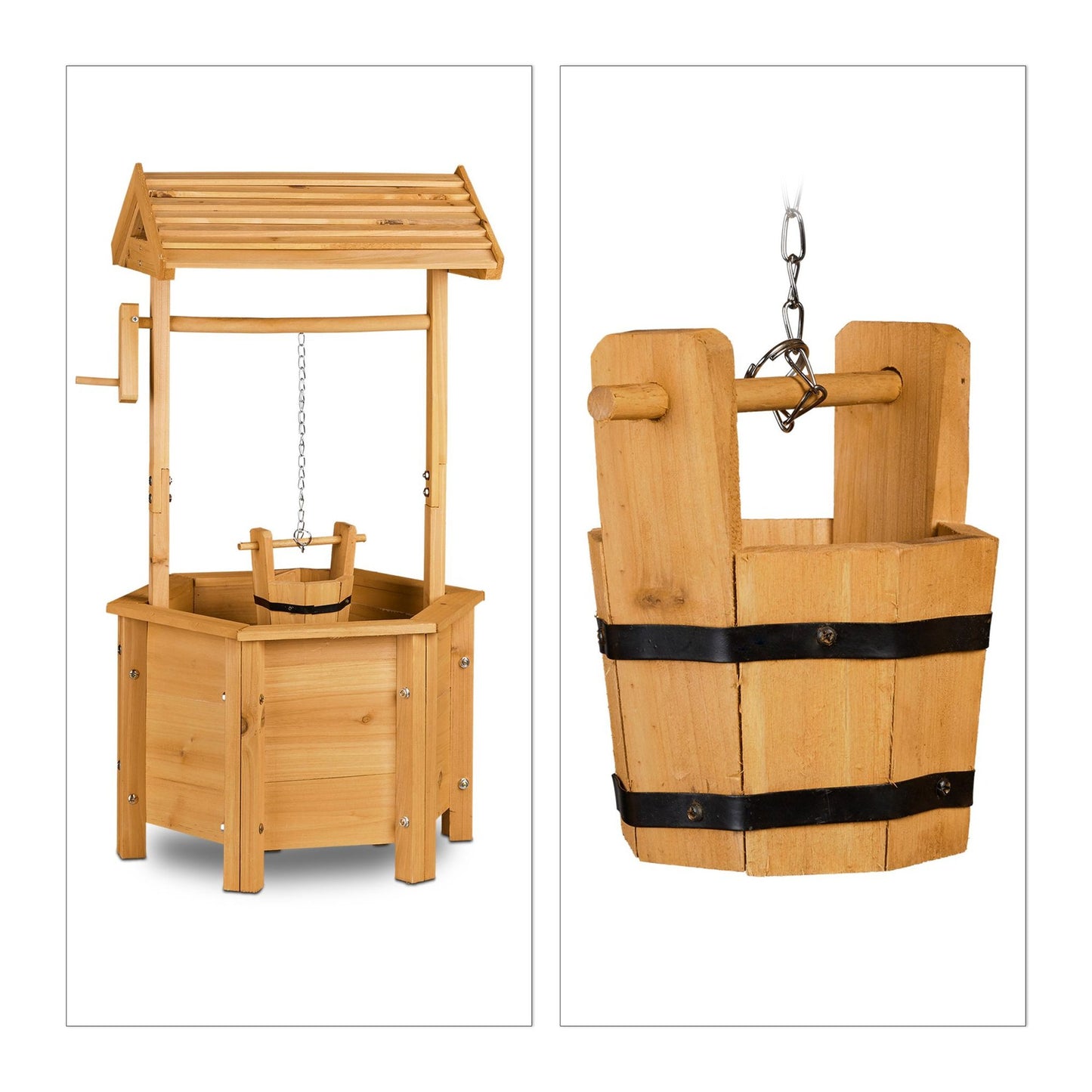 Decorative fountain Garden Wood
