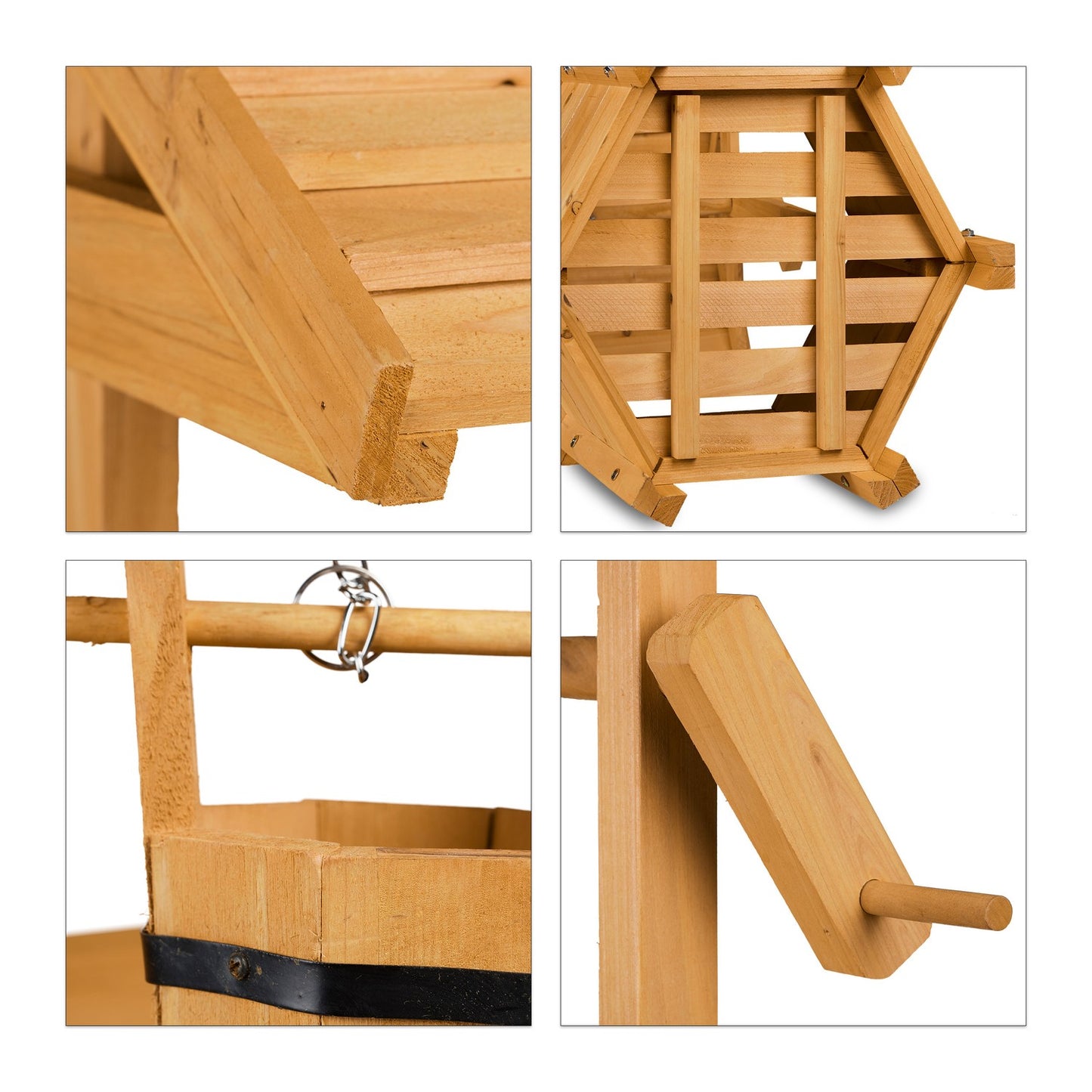 Decorative fountain Garden Wood