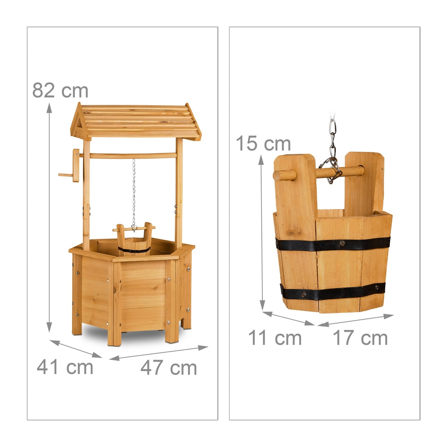Decorative fountain Garden Wood