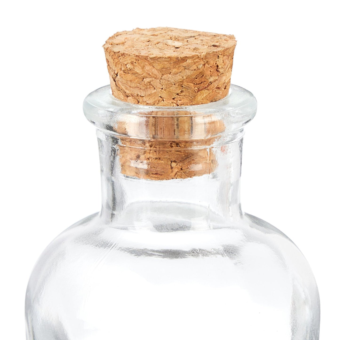 Decorative glass with cork