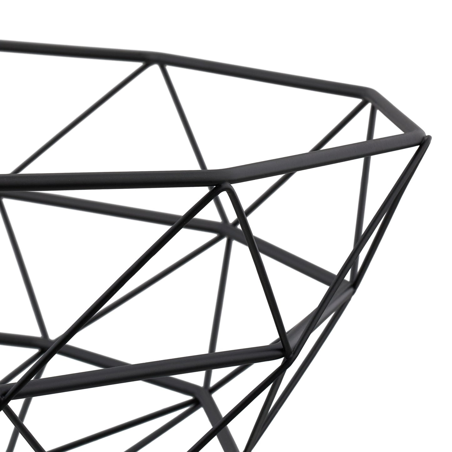 Decorative metal fruit bowl